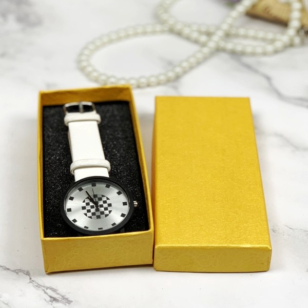 Solid color sponge rectangular watch box