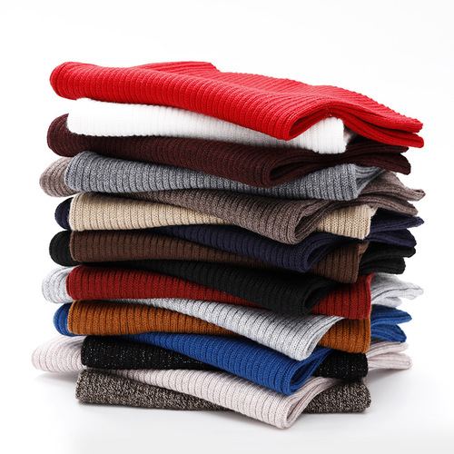 Autumn and winter cashmere neck sleeves for men and women cervical vertebra false collar thickened warm wool knitted neck protector scarf neck scarf pullover