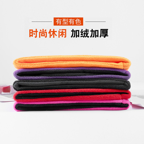 Thickened fleece multifunctional outdoor men's and women's neck warmers cycling neck windproof neck scarf hat polar fleece scarf wholesale