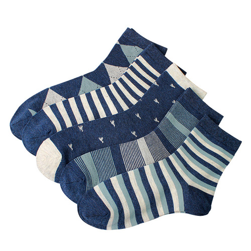 Autumn and winter cotton socks, men's mid-calf socks, Japanese simple outdoor warm socks, sports stockings manufacturer wholesale