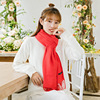 Demi-season cashmere, scarf with tassels, keep warm colored oolong tea Da Hong Pao, cloak, increased thickness, wholesale