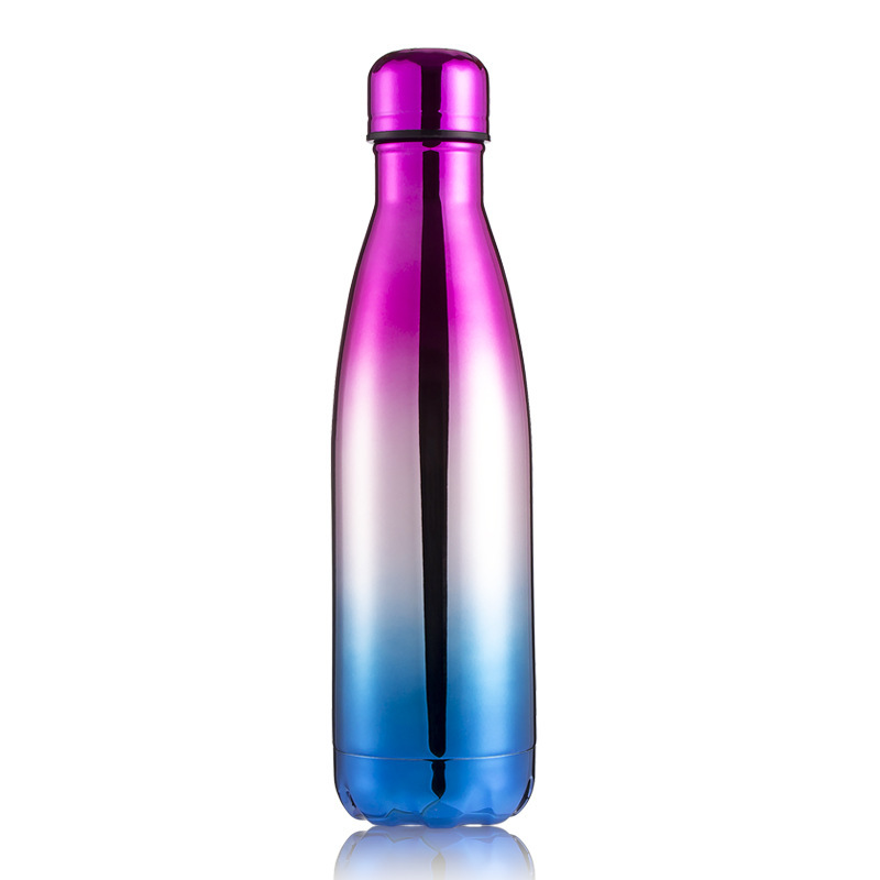 Gradient purple silver blue