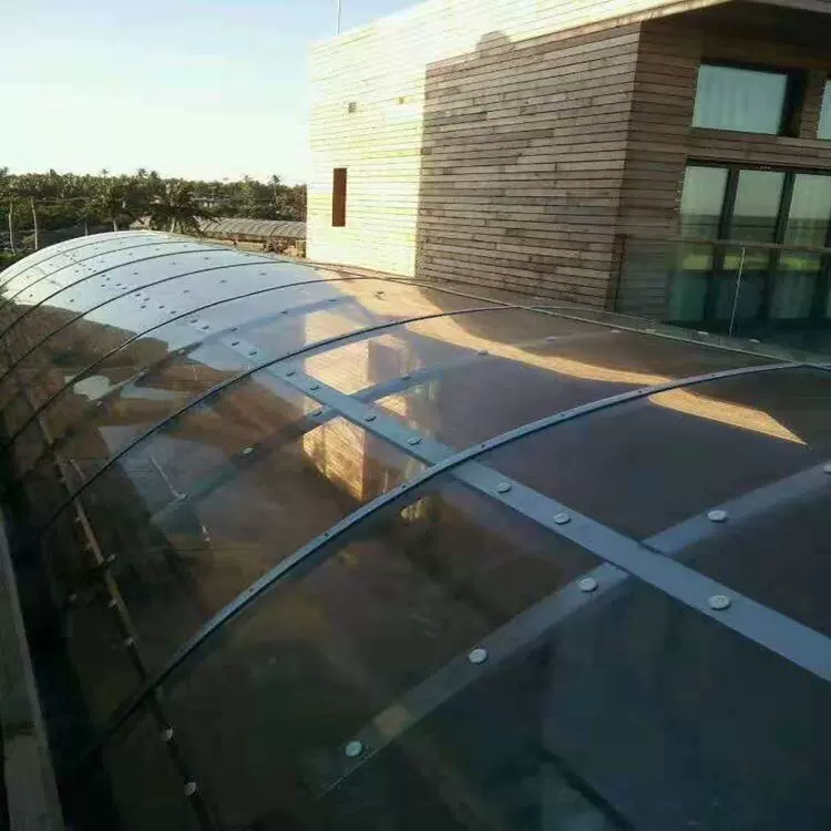 PC阳光板车棚雨棚专用Pc板6mm毫米塑料板厂家生产尺寸颜色随意订