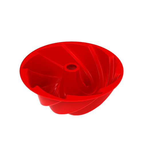 Hollow coo mousse Hof Savarin chiffon baking pan cyclone spiral silicone cake mold baking tool