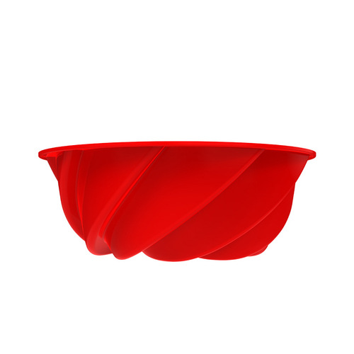 Hollow coo mousse Hof Savarin chiffon baking pan cyclone spiral silicone cake mold baking tool