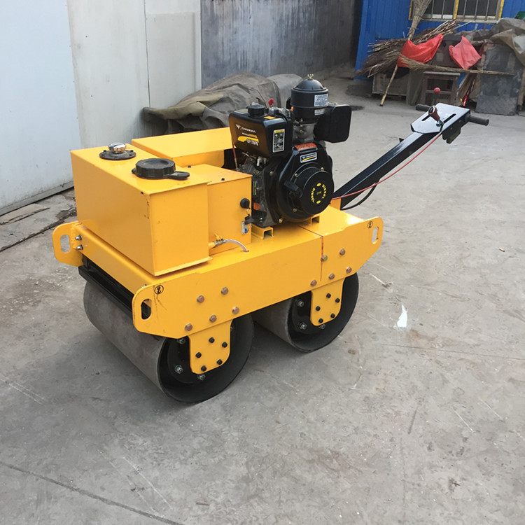 宽600mm的双轮柴油压路机  手扶压路机生产厂家 小型压路机