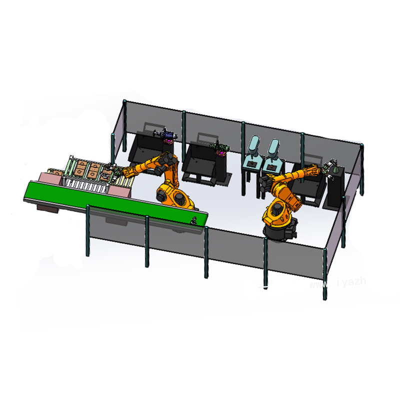 上门测量 上门安装 定 制绿铝型材柔性生产线自动化设备防护栏