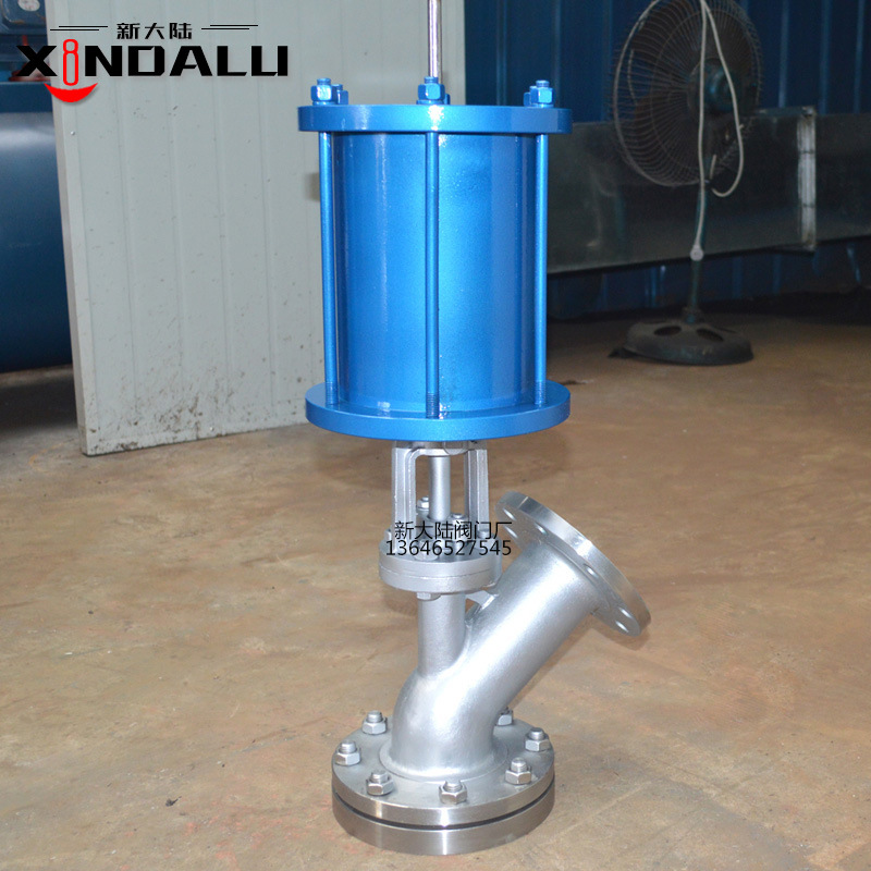 供应上展式气动放料阀FJ41F-25P 不锈钢304 316L法兰式放料阀