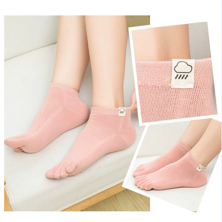 Осенняя cartoon дышащие knee socks для пальцев, корейский стиль, впитывают пот и запах