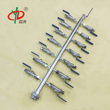 温州气源分配器YZFC-14点空气分配器厂家供应不锈钢气源处理元件