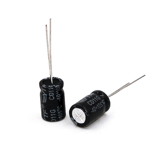 YTF electrolytic capacitor 220UF/35V, size 8*12mm, 35V 220UF smart car charger plug-in capacitor