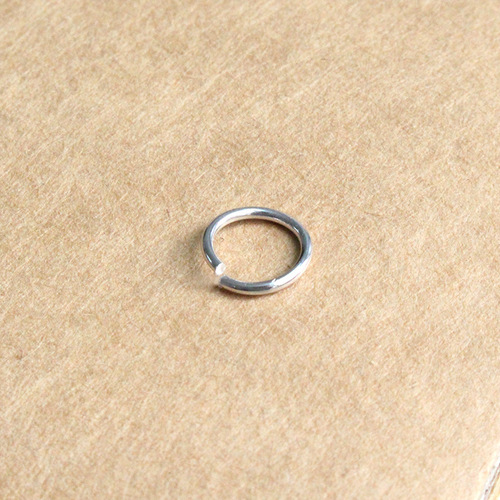 S925 sterling silver open ring DIY wholesale accessories connected live small silver ring open ring silver ring small round ring