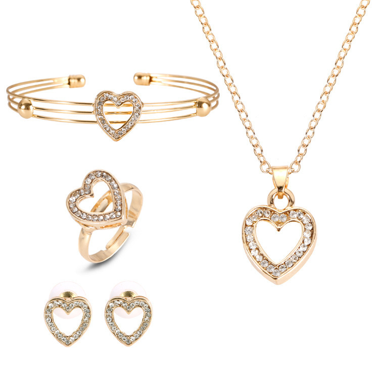necklace and earrings