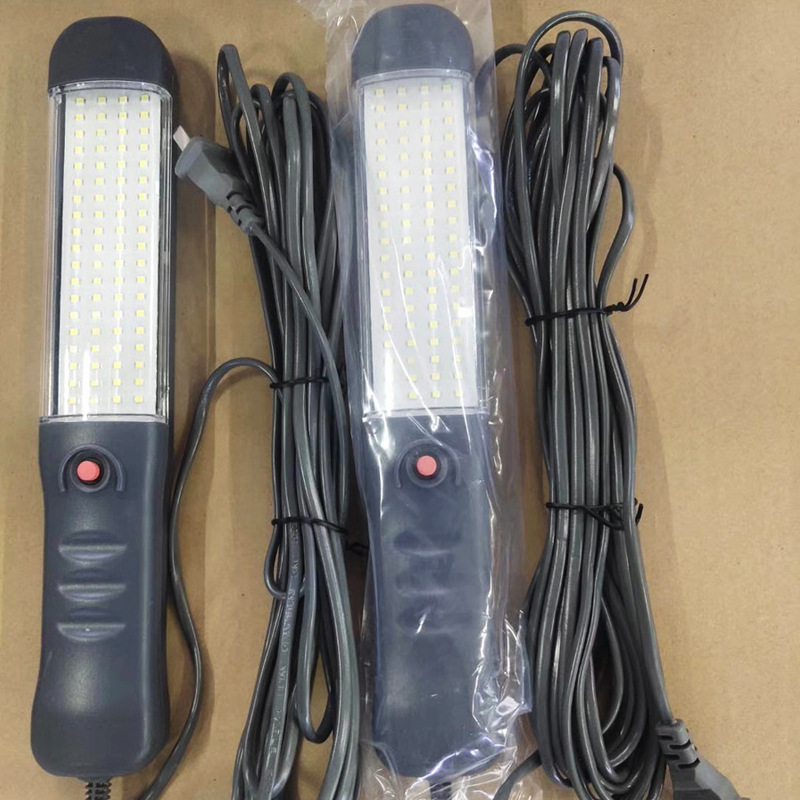 (2개) LED 충전 작업 조명 유지 보수 빛 강한 자기 수리 자동차 빛 비상 조명 LED 수리 조명 야외 조명