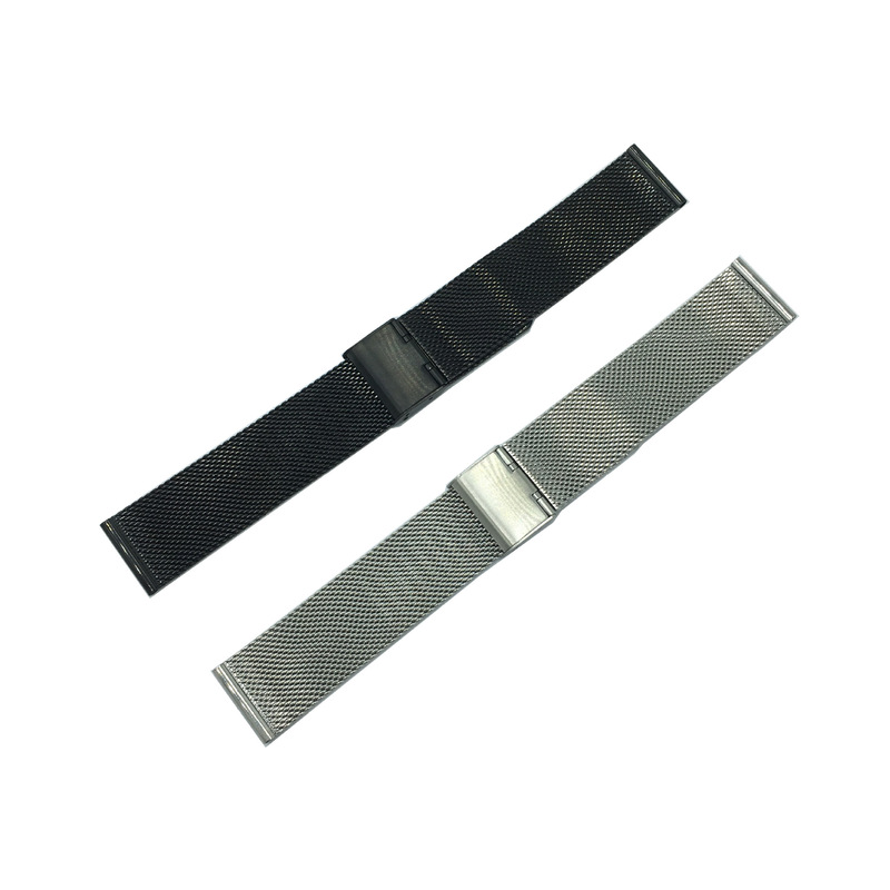 For Amazfit GTS2 m youth watch steel mesh strap stainless steel buckle woven metal strap For Amazfit GTS2 m youth watch steel mesh strap stainless steel buckle woven metal strap
