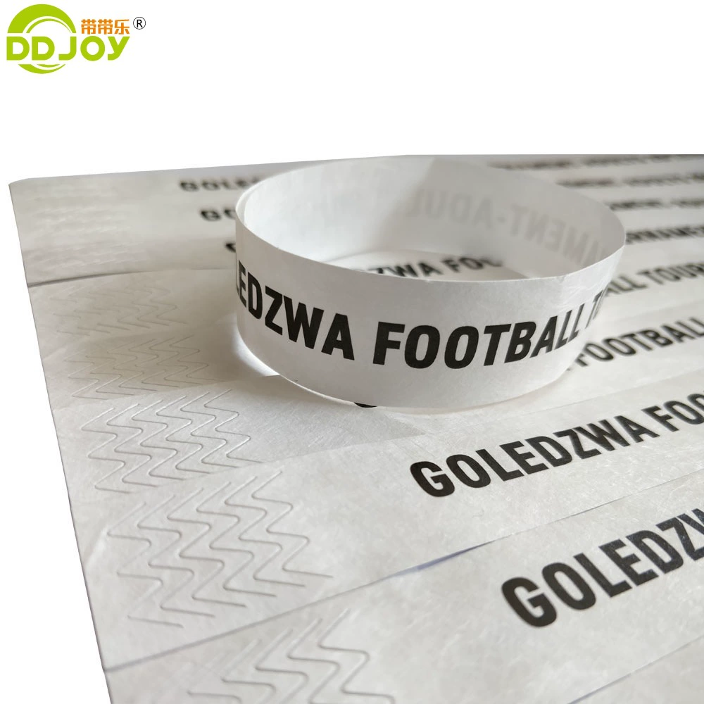 Disposable waterproof bracelet for amusement parks, custom-made