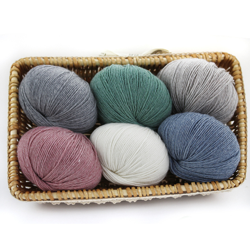 批发毛线团汇彩美利奴羊毛线手工编织围巾毛衣美丽诺羊毛钩针毛线