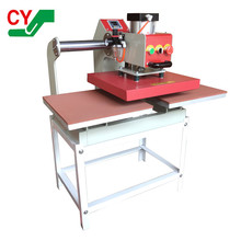 上滑式双工位气动烫画机广告文化衫衣服热转印机器批发