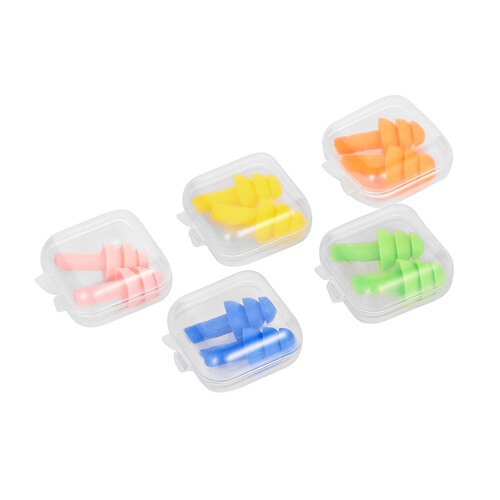 Outdoor scenic rafting swimming earplugs washable silicone protective earplugs student learning men's and women's TPE earplugs