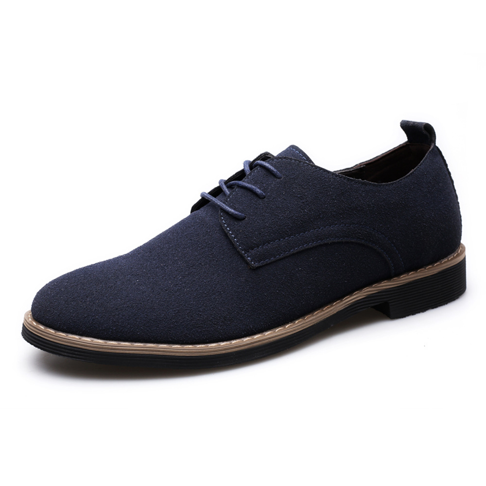 Men's board shoes PU suede men's shoes large size casual shoes for men_voghion.com
