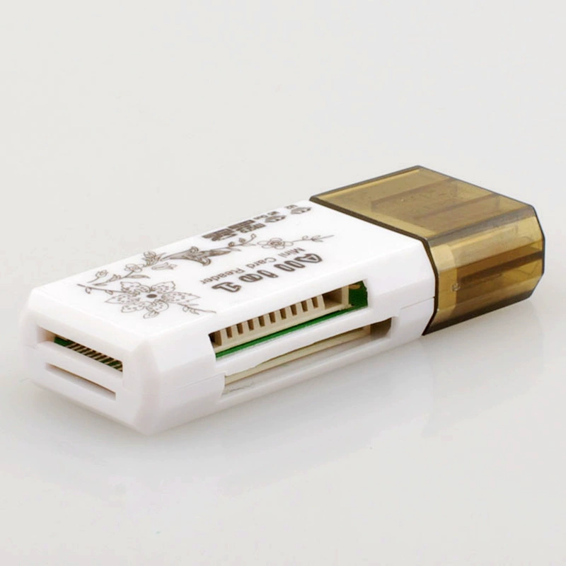 Печатная модная cartoon мини SD/MMC TF MS M2 Simpage One Function USB Card Reader оптом