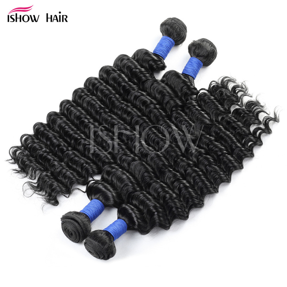 Inverted Hair Natural Color 10A Deep Wave Human Hair Real Hair Curtain Cross-Border Export Spot