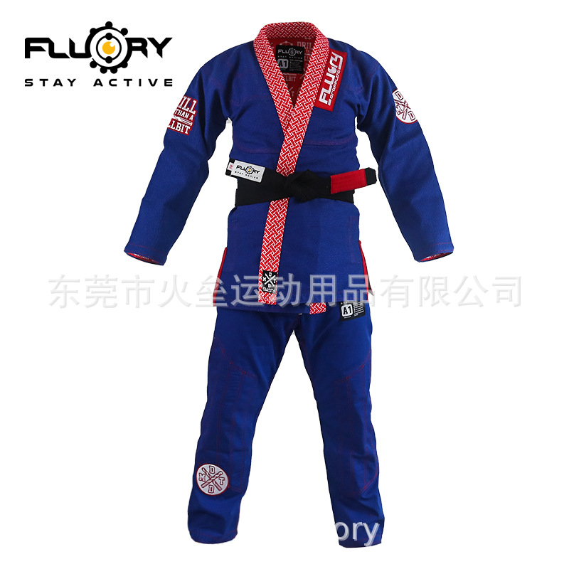 FLUORY fire barrier new Brazilian judo clothing men and women BJJ GI casual twist adult professional judo clothing