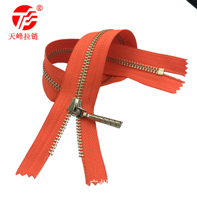 Tianfeng 3# Metal Luggage and luggage Leather goods zipper clothing accessories High-end Corn pocket Self locking zipper trunk