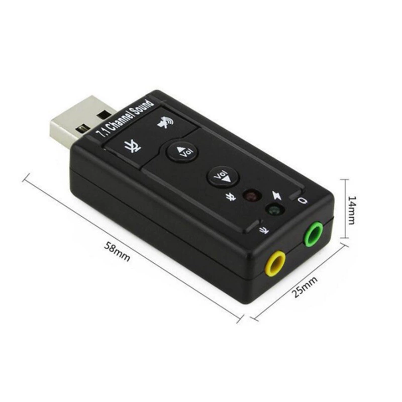Drive 7.1 - многоканалная настольная ноутбуковая машина, внешний USB звуковой интерфейс с переключателем, прямые продажи оптом