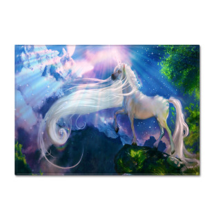 Amazon Unicorn new cartoon carpet supply wholesale feather ins wind bedroom mat a generation of hair