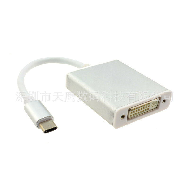 USB3.1Type-C to DVI converter USB Type-c to dvi HD video adapter cable