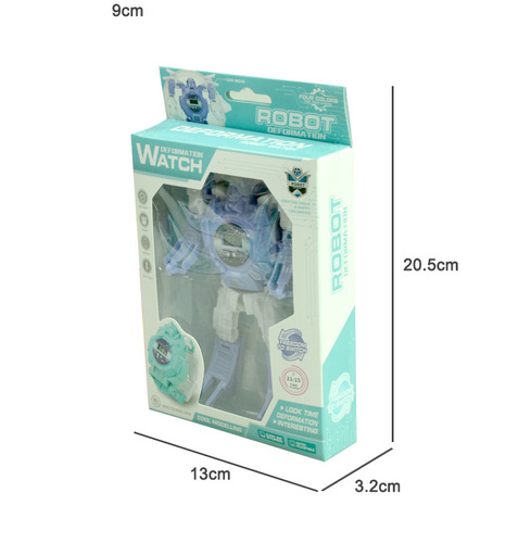 Street stall supply children's electronic cartoon deformation watch robot watch toy kindergarten 61 gift