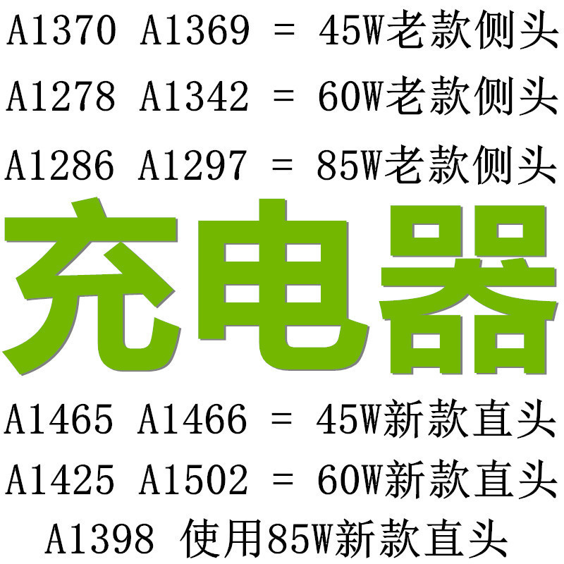 Applicable to Apple A1502 A1369 A1278A1297A1466 A1398 power adapter charger