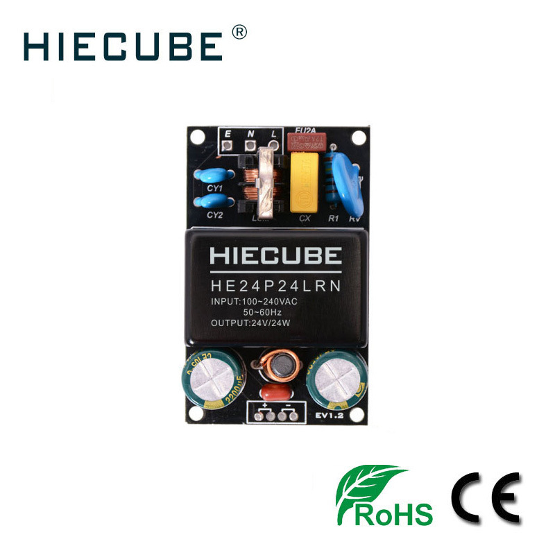 ac-dc开关电源模块220v转24v1a隔离稳压24W小型DEMO板带EMC滤波