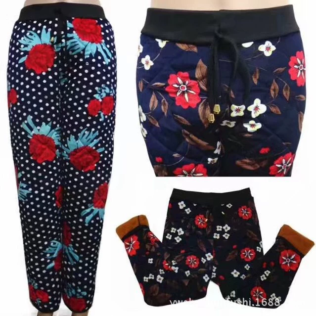 Новые Зимние теплые брюки для среднего возраста оптом Silver Fox, бархатные двусторонние бархатные хлопковые брюки, женская верхняя одежда, брюки для пожилых людей