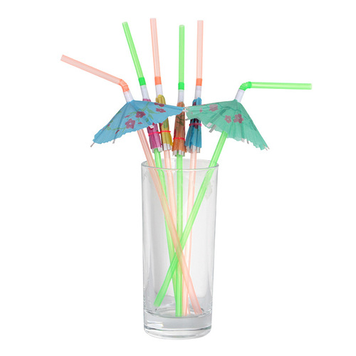 Kai Feng Party Holiday Party Table Setting Props Honeycomb Flamingo Pineapple Fruit Pick Bar Decoration Straws