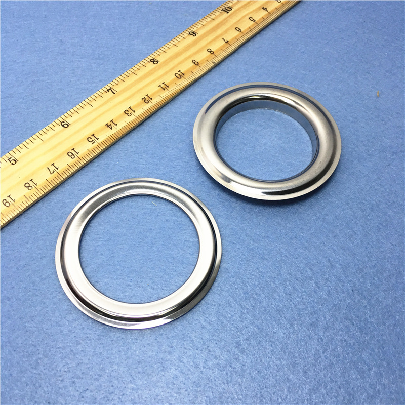 源头工厂不锈铁圆形篷圈扣特大窗帘扣沙发扣内径40mm加大气眼鸡眼