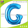 Balloon, blue letters and numbers, layout, 40inch