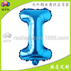 Balloon, blue letters and numbers, layout, 40inch