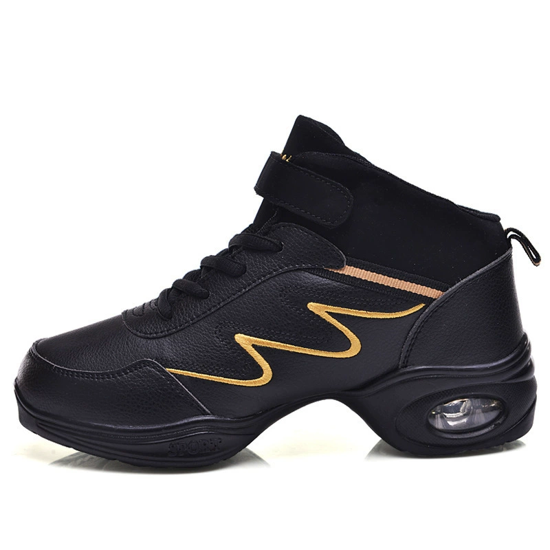 Demi-season high footwear, dancing modern shoes, soft sole