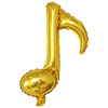 New note balloon 8 -point single notes aluminum foil balloon dual notes 16 points aluminum film balloon concert decoration