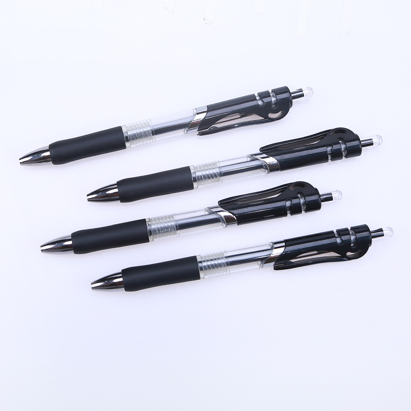 K35 pluma de gel de empuje de gran capacidad pluma de publicidad pluma de agua personalizada bolígrafo pluma de firma pluma de prescripción logotipo resistente a la escritura