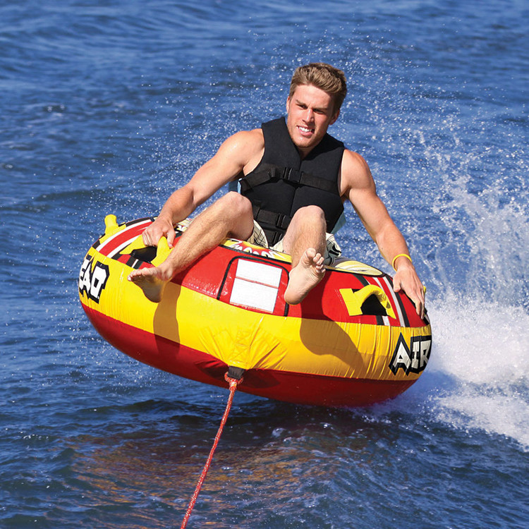 Pvc Water Surfing Toys, Water Towable Multi-Person Water Skis, Inflatable Speedboat Towable with Fabric Cover