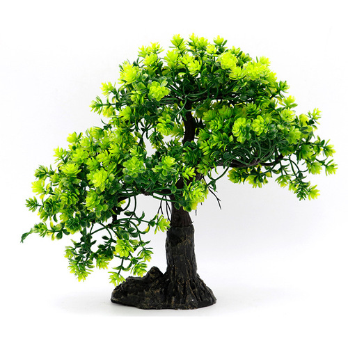 Factory direct supply of fish tank landscaping trees, simulated water plants, rockery, bonsai plant accessories, hotel home decoration