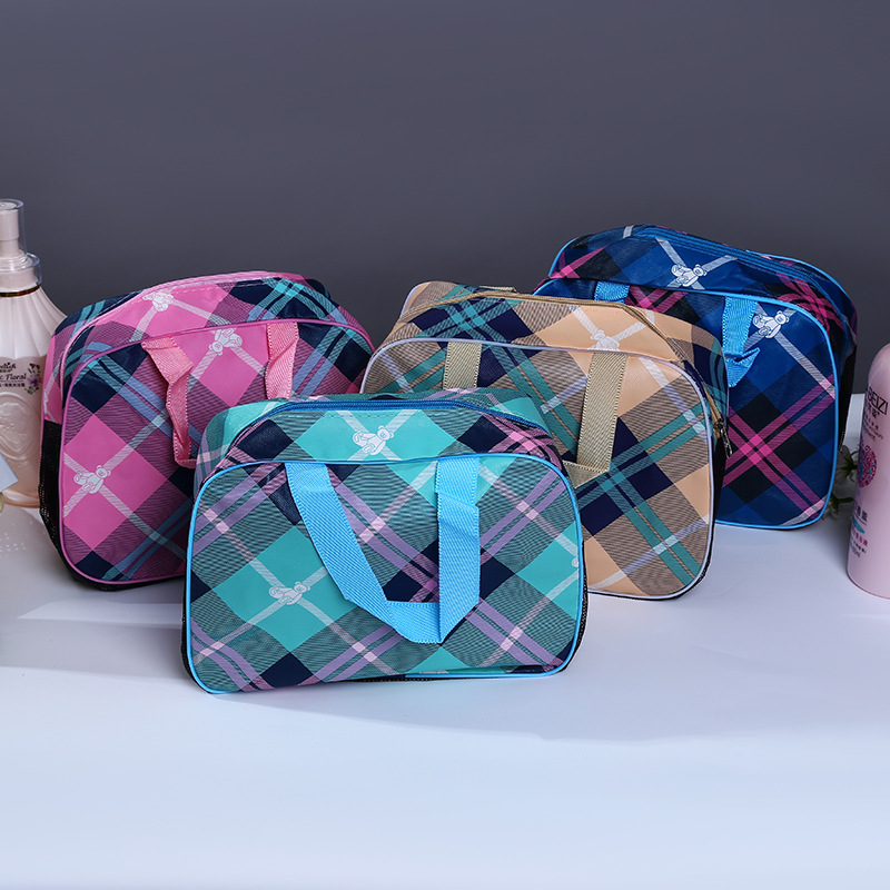 Bolsa de viaje de gran capacidad para hombres y mujeres bolsa de lavado de almacenamiento de maquillaje portátil Portátil Bolsa de almacenamiento de PVC