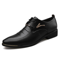 2021 Spring New Plus Size Men's Leather Shoes Business Formal Shoes Men's Laced Casual Shoes One-Time Shipping