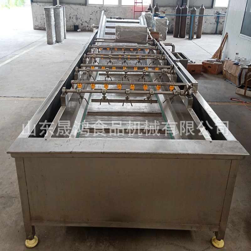 加工杏鲍菇筐清洗机 菌菇类网孔筐清洗风干机