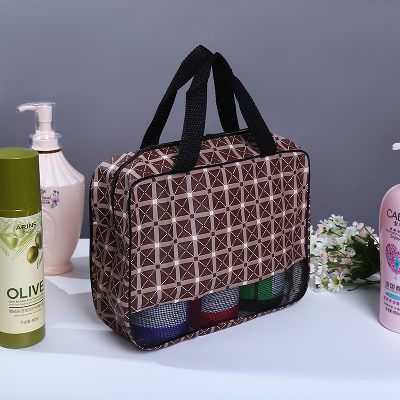 Nueva moda simple todo partido rendimiento bolsa de almacenamiento de equipaje cosméticos artículos de tocador bolso al por mayor