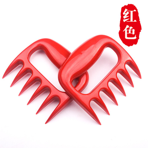 Amazon BBQ Ribs Meat Separator High-Temperature Meat Separator PP Plastic Bear Claw Meat Separator Factory Wholesale