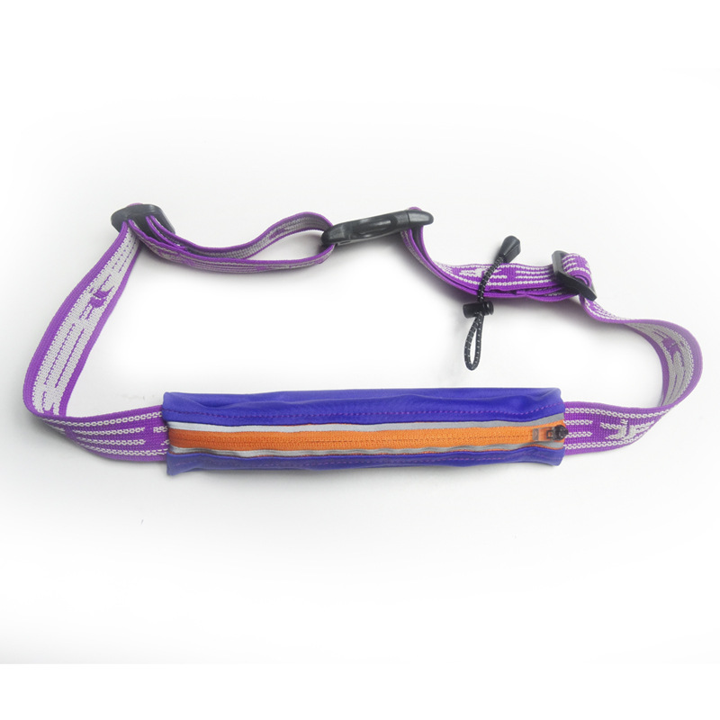 Marathon running waist bag, single pocket, reflective night running, hiking, cycling waist bag, factory direct sales.